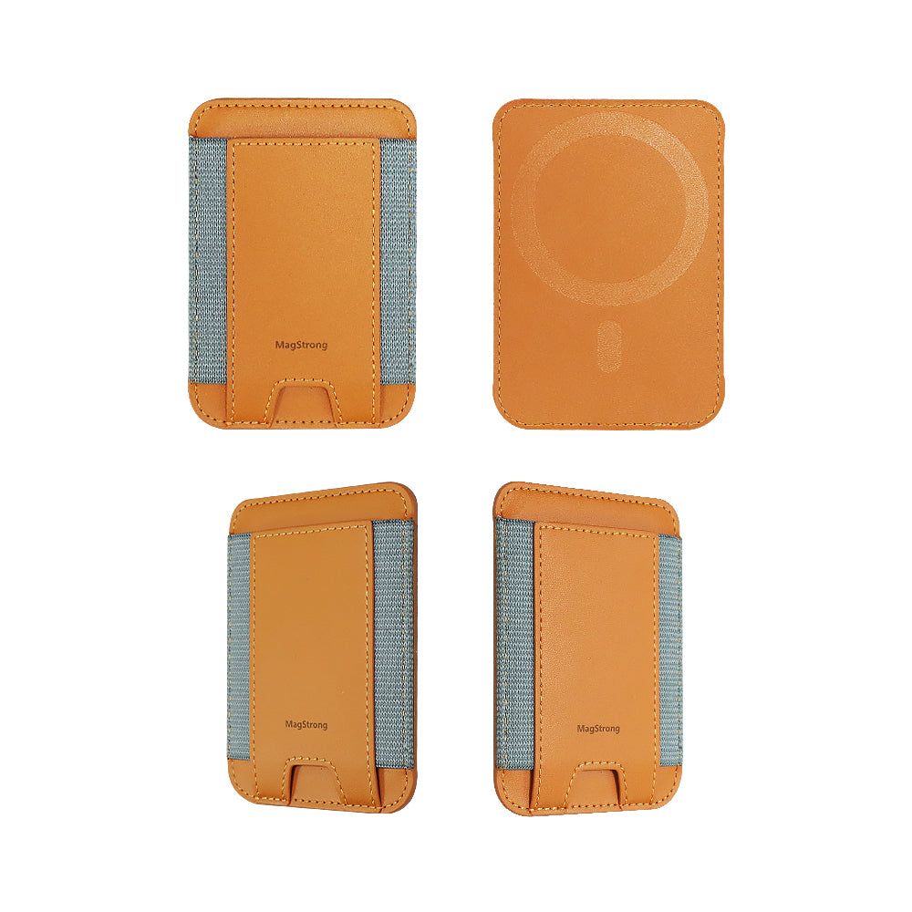 MagStrong Slim Card Holder Fabric Leather Wallets for Men and Women